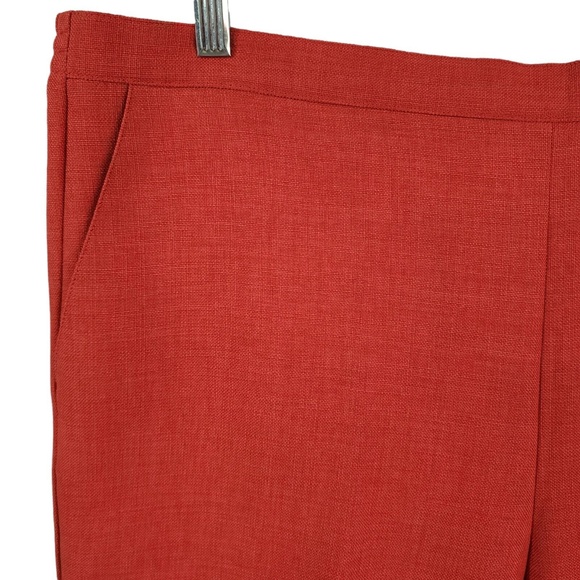 Alfred Dunner Proportioned Medium Pull-On Pants size 18 Persimmon 61403 NWT - Picture 4 of 11
